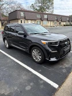 Salvage cars for sale at Cartersville, GA auction: 2020 Ford Explorer Limited