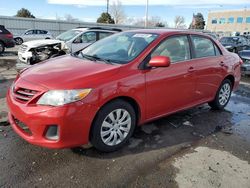 Salvage cars for sale at Littleton, CO auction: 2013 Toyota Corolla Base