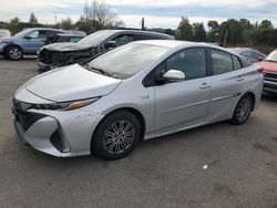 Salvage cars for sale at San Martin, CA auction: 2017 Toyota Prius Prime