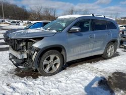 2016 Toyota Highlander Limited en venta en Marlboro, NY