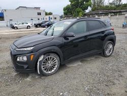 Salvage cars for sale at Opa Locka, FL auction: 2018 Hyundai Kona SEL