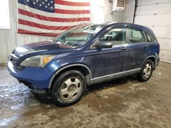 Salvage cars for sale at Lyman, ME auction: 2009 Honda CR-V LX