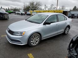 2015 Volkswagen Jetta SE en venta en Woodburn, OR