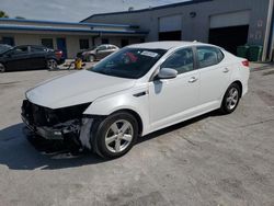 Salvage cars for sale at Fort Pierce, FL auction: 2015 KIA Optima LX