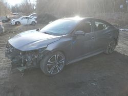 Salvage cars for sale at Marlboro, NY auction: 2020 Nissan Sentra SR