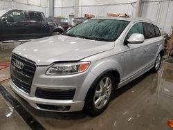 Salvage cars for sale at Wayland, MI auction: 2008 Audi Q7 4.2 Quattro S-Line