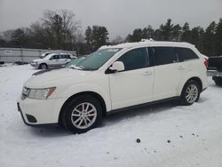 Salvage cars for sale at West Warren, MA auction: 2013 Dodge Journey SXT