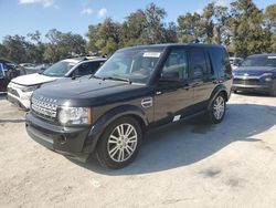 Salvage SUVs for sale at auction: 2011 Land Rover LR4 HSE