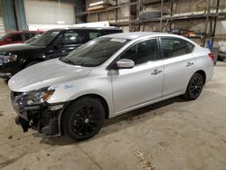 Salvage cars for sale at Eldridge, IA auction: 2019 Nissan Sentra S