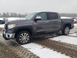 Toyota Tundra salvage cars for sale: 2017 Toyota Tundra Crewmax Limited