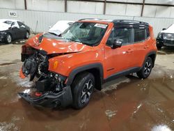 Salvage cars for sale at Lansing, MI auction: 2021 Jeep Renegade Trailhawk