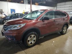 Salvage cars for sale at Blaine, MN auction: 2015 Honda CR-V LX