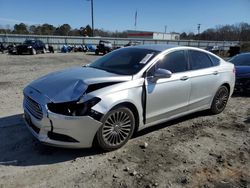 Carros salvage a la venta en subasta: 2016 Ford Fusion Titanium