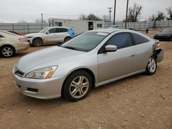 Salvage cars for sale at Oklahoma City, OK auction: 2007 Honda Accord LX