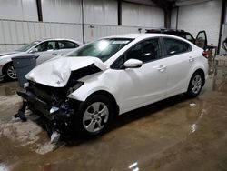 Salvage cars for sale at West Mifflin, PA auction: 2017 KIA Forte LX