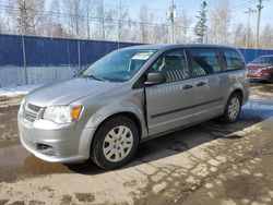 Salvage cars for sale from Copart Moncton, NB: 2016 Dodge Grand Caravan SE