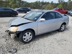 Salvage cars for sale at Houston, TX auction: 2002 Honda Civic EX