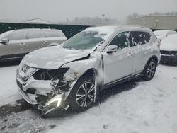 Salvage cars for sale at Exeter, RI auction: 2017 Nissan Rogue SV