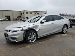 Chevrolet Malibu lt Vehiculos salvage en venta: 2018 Chevrolet Malibu LT