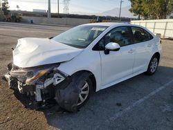 Salvage cars for sale from Copart Rancho Cucamonga, CA: 2021 Toyota Corolla LE