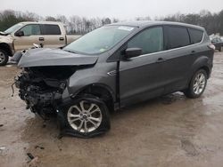 Salvage cars for sale from Copart Charles City, VA: 2017 Ford Escape SE