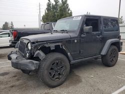 Salvage cars for sale at Rancho Cucamonga, CA auction: 2014 Jeep Wrangler Sport