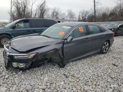 Salvage cars for sale at Barberton, OH auction: 2019 Honda Accord EXL