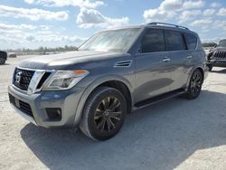 Nissan Vehiculos salvage en venta: 2017 Nissan Armada Platinum