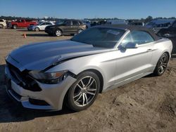 Salvage cars for sale at Houston, TX auction: 2016 Ford Mustang