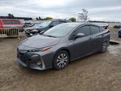 Salvage cars for sale from Copart American Canyon, CA: 2021 Toyota Prius Prime LE