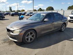 Salvage cars for sale at Miami, FL auction: 2015 BMW 320 I