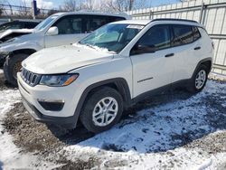 Jeep Compass salvage cars for sale: 2018 Jeep Compass Sport