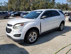 Chevrolet salvage cars for sale: 2017 Chevrolet Equinox LS