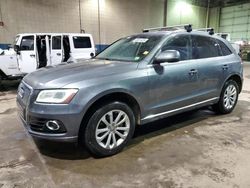 Salvage cars for sale at Woodhaven, MI auction: 2014 Audi Q5 Premium Plus