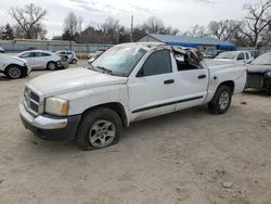 Salvage trucks for sale at Wichita, KS auction: 2005 Dodge Dakota Quad SLT