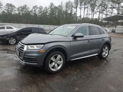 Salvage cars for sale at Harleyville, SC auction: 2018 Audi Q5 Premium Plus