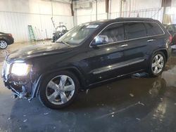 Salvage cars for sale at Franklin, WI auction: 2012 Jeep Grand Cherokee Overland