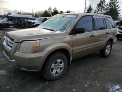 Salvage cars for sale at Denver, CO auction: 2007 Honda Pilot LX