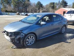 Salvage cars for sale at Mendon, MA auction: 2021 Toyota Corolla LE