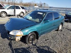 Salvage cars for sale at Spartanburg, SC auction: 1998 Honda Civic EX