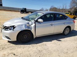 Salvage cars for sale at Chatham, VA auction: 2017 Nissan Sentra S