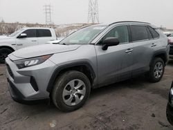 Salvage cars for sale at Littleton, CO auction: 2021 Toyota Rav4 LE