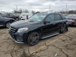 Salvage cars for sale at Woodhaven, MI auction: 2018 Mercedes-Benz GLE 43 AMG