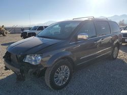 Salvage cars for sale at Magna, UT auction: 2015 Chrysler Town & Country Touring L