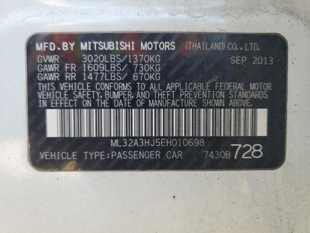 2014 Mitsubishi Mirage DE