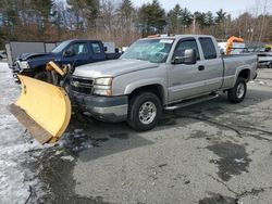 Salvage trucks for sale at Exeter, RI auction: 2007 Chevrolet Silverado K2500 Heavy Duty