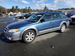 Salvage cars for sale at Exeter, RI auction: 2008 Subaru Outback 2.5I