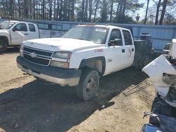 Chevrolet Silve 3500 Vehiculos salvage en venta: 2007 Chevrolet Silverado Classic 3500 Crew Cab Flatbed Pickup TRU