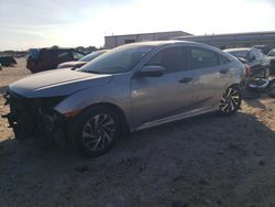 Salvage cars for sale at San Antonio, TX auction: 2018 Honda Civic EX