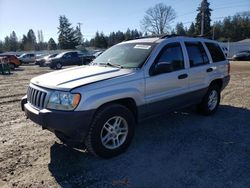 Jeep salvage cars for sale: 2004 Jeep Grand Cherokee Laredo